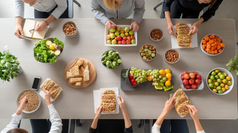 Les meilleures plats sanckings pour un déjeuner rapide au travail